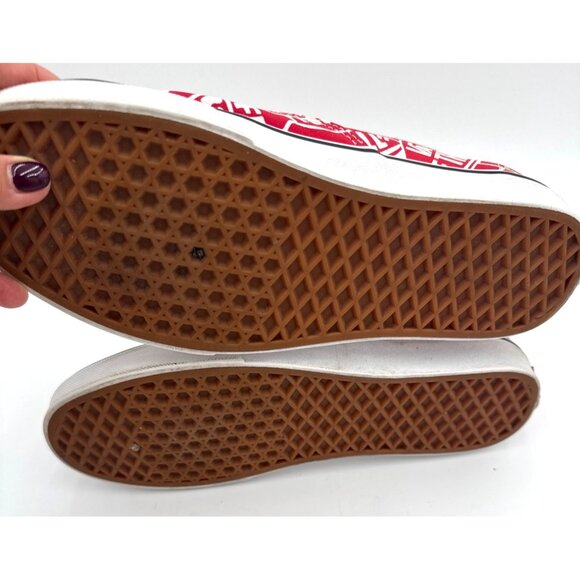 VANS Men’s Doheny OTW Repeat R&W Logo Print Skateboard Shoes Sneakers Size 10 - Picture 8 of 10